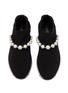 Detail View - Click To Enlarge - JIMMY CHOO - Venice Faux Pearl Bracelet Sneakers