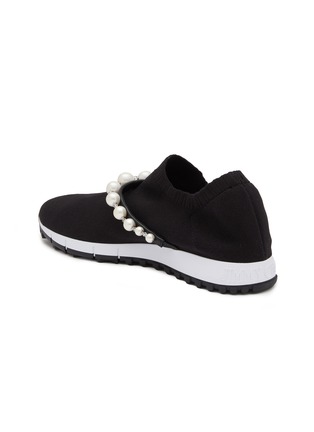  - JIMMY CHOO - Venice Faux Pearl Bracelet Sneakers