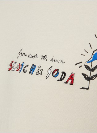  - SCOTCH & SODA - Music Print Embroidered T-Shirt