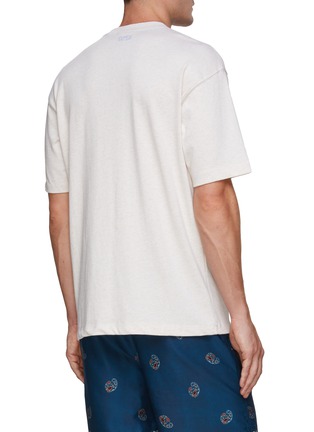 Back View - Click To Enlarge - SCOTCH & SODA - Embroidered Chest Logo T-Shirt