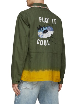 Back View - Click To Enlarge - SCOTCH & SODA - Printed Back Field Jacket