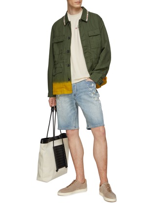 Figure View - Click To Enlarge - SCOTCH & SODA - Printed Back Field Jacket