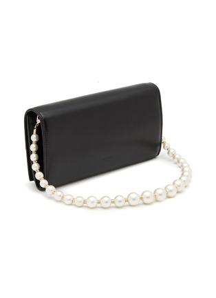 Detail View - Click To Enlarge - JIMMY CHOO - Avenue Leather Wallet On Chain