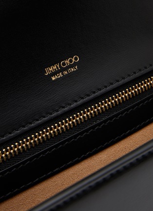 Detail View - Click To Enlarge - JIMMY CHOO - Avenue Leather Wallet On Chain