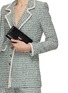 Front View - Click To Enlarge - JIMMY CHOO - Avenue Leather Wallet On Chain