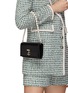 Figure View - Click To Enlarge - JIMMY CHOO - Avenue Leather Wallet On Chain