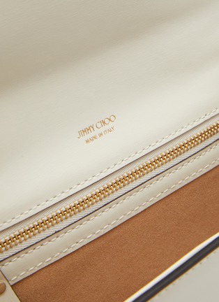 Detail View - Click To Enlarge - JIMMY CHOO - Avenue Leather Wallet On Chain