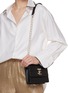 Figure View - Click To Enlarge - JIMMY CHOO - Extra Small Avenue Leather Shoulder Bag