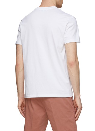 Back View - Click To Enlarge - MAISON LABICHE - Popincourt Grand Cru Embroidery T-Shirt