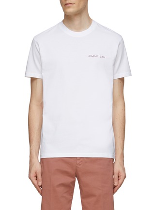 Main View - Click To Enlarge - MAISON LABICHE - Popincourt Grand Cru Embroidery T-Shirt