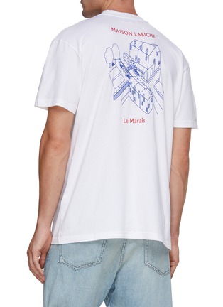 Back View - Click To Enlarge - MAISON LABICHE - Le Patureau Flagship Store Embroidery T-Shirt