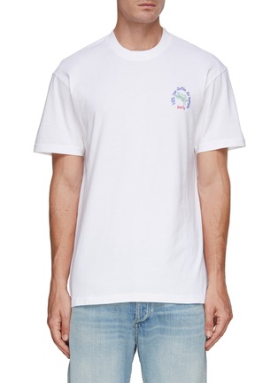 Main View - Click To Enlarge - MAISON LABICHE - Le Patureau Flagship Store Embroidery T-Shirt