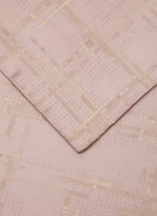 Detail View - Click To Enlarge - FRETTE - Odyssey King Size Duvet Cover Set — Dusty Mauve/Savage Beige