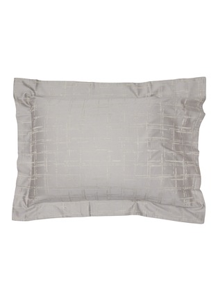 Main View - Click To Enlarge - FRETTE - Odyssey Pillow Case — Scoglio/Savage Beige