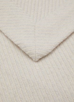 Detail View - Click To Enlarge - FRETTE - Twill Blanket — Scoglio/Savage Beige