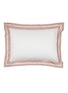 Main View - Click To Enlarge - FRETTE - Shades Pillow Case — Milk/Dusty Mauve