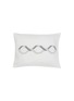 Main View - Click To Enlarge - FRETTE - Continuity Embroidered Pillow Case — Grigio/Beige