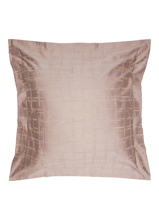 Main View - Click To Enlarge - FRETTE - Odyssey Euro Sham — Dusty Mauve/Savage Beige