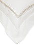 Detail View - Click To Enlarge - FRETTE - Affinity Embroidered Pillow Case — Milk/Savage Beige