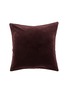 Main View - Click To Enlarge - FRETTE - Luxury Velvet Cushion Cover — Prugna