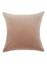 Main View - Click To Enlarge - FRETTE - Luxury Velvet Cushion Cover — Dusty Mauve