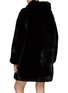 Back View - Click To Enlarge - MOOSE KNUCKLES - State Bunny Hooded Faux Fur Coat
