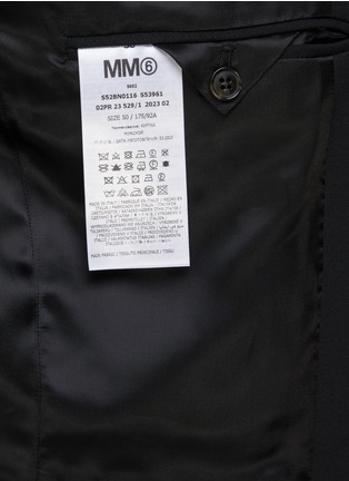  - MM6 MAISON MARGIELA - Raw Edge Detail Blazer