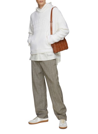 Figure View - Click To Enlarge - MM6 MAISON MARGIELA - Printed Cotton Poplin Shirt