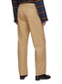 Back View - Click To Enlarge - MM6 MAISON MARGIELA - Cutout Pocket Cotton Gabardine Pants