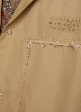  - MM6 MAISON MARGIELA - Chest Pocket Cutout Cotton Jacket