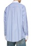 Back View - Click To Enlarge - MM6 MAISON MARGIELA - Striped Cotton Shirt