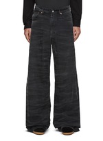 MM6 MAISON MARGIELA | Whiskered Wide Leg Jeans | Men | Lane Crawford