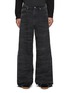 Main View - Click To Enlarge - MM6 MAISON MARGIELA - Whiskered Wide Leg Jeans