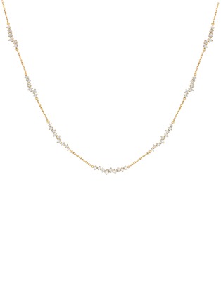 Main View - Click To Enlarge - SARAH ZHUANG - Galaxy 18k Gold Diamond Necklace