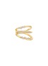 Main View - Click To Enlarge - SARAH ZHUANG - Starlight Mini 18k Gold Diamond Ring — Size 6
