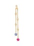 Main View - Click To Enlarge - SARAH ZHUANG - ‘Fantasy Garden’ Diamond Garnet 18K Gold Leaf Earrings