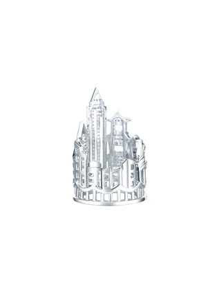 Back View - Click To Enlarge - SARAH ZHUANG - ‘Urban Reflection’ 18K White Gold Diamond Ring