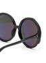 Detail View - Click To Enlarge - LINDA FARROW - Octavia Acetate Round Sunglasses