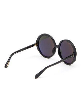 Figure View - Click To Enlarge - LINDA FARROW - Octavia Acetate Round Sunglasses