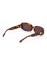 Figure View - Click To Enlarge - LINDA FARROW - Cara Acetate Rectangular Sunglasses