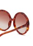 Detail View - Click To Enlarge - LINDA FARROW - Octavia Acetate Round Sunglasses