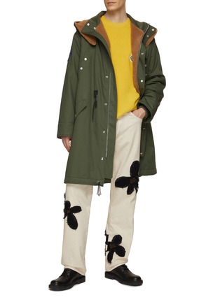 Figure View - Click To Enlarge - KENZO - Logo Patch Hooded Parka