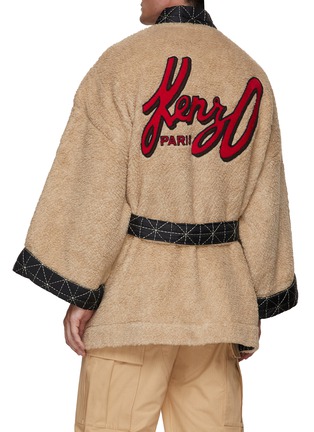 Back View - Click To Enlarge - KENZO - Archive Logo Contrast Stitch Kimono