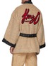 Back View - Click To Enlarge - KENZO - Archive Logo Contrast Stitch Kimono