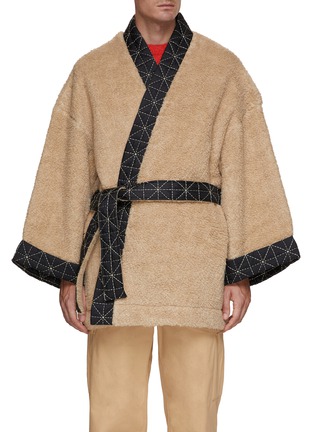 Main View - Click To Enlarge - KENZO - Archive Logo Contrast Stitch Kimono
