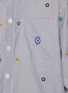  - KENZO - Oversize Target Embroideries Striped Shirt