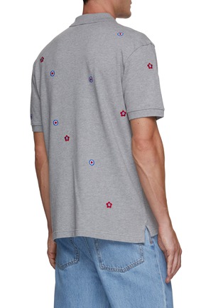 Back View - Click To Enlarge - KENZO - Target All Over Embroidered Polo Shirt