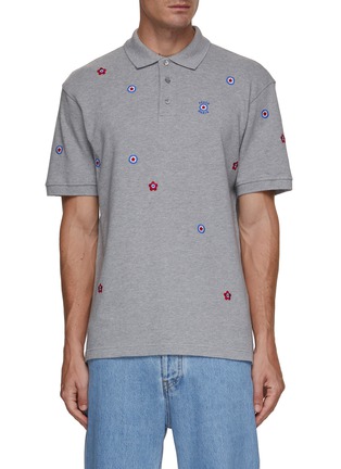 Main View - Click To Enlarge - KENZO - Target All Over Embroidered Polo Shirt