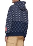 Back View - Click To Enlarge - KENZO - Sashiko Stitch Zip Up Hoodie
