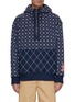 Main View - Click To Enlarge - KENZO - Sashiko Stitch Zip Up Hoodie